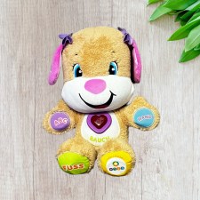 Fisher Price Tanuló kutya - Hugi ( Német ) bébiplüss