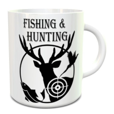  Fishing and Hunting feliratos bögre - Ajándék vadászoknak bögrék, csészék