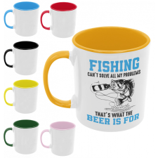  Fishing can&#039;t solve all my problem - Színes Bögre bögrék, csészék