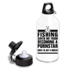  Fishing saved me - Fémkulacs kulacs, kulacstartó