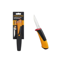 FISKARS 156019 kés, tokba épített élezővel (1023620) (1023620) kés és bárd