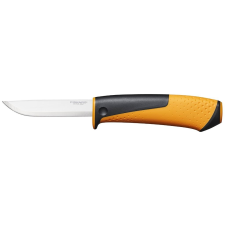 FISKARS Általános kés tokba épített élezővel 1023618 vadász és íjász felszerelés