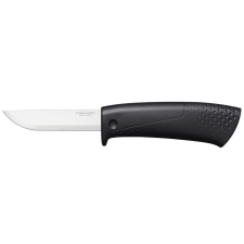FISKARS Barkácskés, tokba épített élezővel, FISKARS "Hardware" kés és bárd