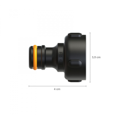 FISKARS Csaptelep csatlakozó, G3/4” (26,5 mm) LB (min 30) (1027058) öntözéstechnikai alkatrész