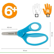 FISKARS CSILLOGÓ GYERMEKOLLÓ, 13CM, KÉK (1064073) olló