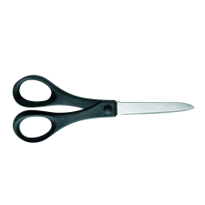 FISKARS Essential 18cm Papírvágó olló - Fekete (1023818) olló