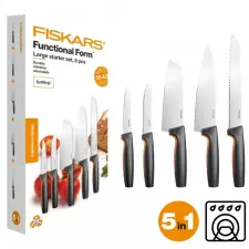 FISKARS FF nagy kezdő készlet 5 db (1057558) kés és bárd