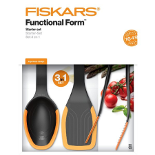 FISKARS Functional Form Starter Set - kanál, simító és csipesz konyhai eszköz