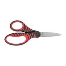FISKARS Gyermekolló, 15 cm, fekete és piros, Softgrip olló