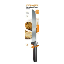 FISKARS Kenyérvágókés, 21 cm, FISKARS Functional Form fekete (IF1057538) kés és bárd