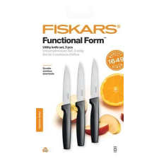 FISKARS Késkészlet, általános, 11 cm, FISKARS "Functional Form" fekete kés és bárd
