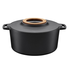 FISKARS Norden öntöttvas lábas, fedővel (6 L) - 1026566 edény