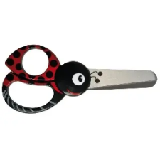 FISKARS : Olló, óvodai, 13 cm, FISKARS, katica - Iskolai felszerelés olló