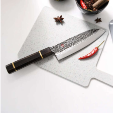 Fissman -Kensei Bokuden Santoku kés, AUS-8 acél, 18 cm, ezüst/barna, Fissman-Kensei Bokuden Santok... kés és bárd