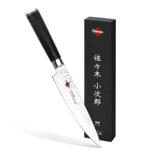 Fissman -Kensei Kojiro szeletelő kés, AUS-8 acél, 18 cm, ezüst/fekete kés és bárd