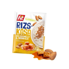 Fit Reggeli Rizskása Sós vajkaramellával és mandulával (gluténmentes) 60g csokoládé és édesség