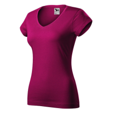  Fit V-neck póló női fukszia L