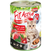 FitActive Cat Junior Beef & Lamb with Apple (24 x 415 g) 9.96kg
