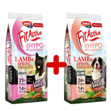 FitActive CSOMAG AKCIÓ: FitActive ORIGINALS 2*15kg XXL HYPOALLERGENIC Lamb&Spring Veggies kutyaeledel