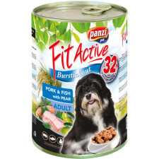  FitActive Dog Adult Pork & Fish with Pear (sertés, hal és körte) konzerv 1.24 kg kutyaeledel