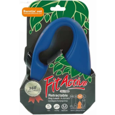 FitActive Panzi Fit Active automata póráz 5 m szalagos S blue nyakörv, póráz, hám kutyáknak