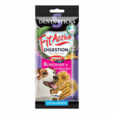 FitActive SNACK Denta-Sticks Hypoallergenic Digestion &quot;S&quot; - jutalomfalat (rozmaring, kurkuma) kutyák részére (140g) jutalomfalat kutyáknak