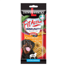 FitActive SNACK Denta-Sticks Hypoallergenic Immunity &quot;L&quot; - jutalomfalat (vörösáfony, kurkuma) kutyák részére (170g) jutalomfalat kutyáknak