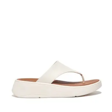 FitFlop Lábujjközös papucsok F-MODE LEATHER TOE-POST SANDALS Fehér 42 női papucs