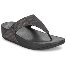 FitFlop Lábujjközös papucsok Lulu Glitz-Canvas Toe Fekete 40 női papucs