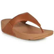 FitFlop Lábujjközös papucsok LULU LEATHER TOEPOST Barna 41 női papucs
