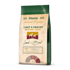 Fitmin Dog medium maxi light senior lamb&beef - 12 kg kutyaeledel