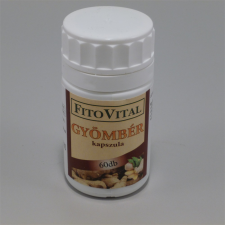 Fitovital gyömbér kapszula 60 db gyógyhatású készítmény