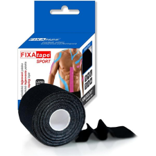 FIXAtape Kinesio Standard 5 cm × 5 m, fekete, 1 db gyógyászati segédeszköz