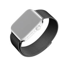 Fixed Apple Watch S1/2/3/4/5/6/7/SE Sport szíj 42mm - Fekete okosóra kellék
