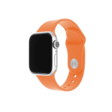 Fixed Apple Watch S1/2/3/4/5/6/7/SE Szilikon szíj 42/44/45 mm - Narancssárga okosóra kellék