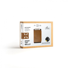Fixed Bőr pénztárca Smile Tiny Wallet with smart tracker Smile PRO Brown pénztárca