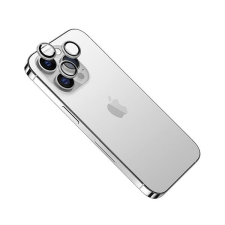 Fixed Camera Glass Apple iPhone 15 / 15 Plus üvegfólia - ezüst mobiltelefon kellék