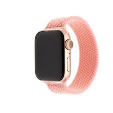 Fixed Elastic Nylon Strap Apple Watch 42/44mm okosórához, S-es méret, rózsaszín okosóra kellék