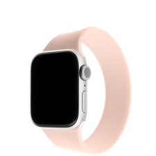 Fixed Elastic Silicone Strap Apple Watch 38/40mm okosórához, XS-es méret, rózsaszín okosóra kellék