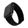 Fixed FIXED nylon sportos óraszíj Apple Watch 38/40/41mm-es okosórához, fekete, FIXNST2-436-BK