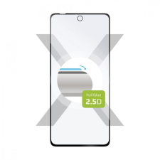 Fixed Full Cover 2,5D Tempered Glass for Motorola Moto Edge (2022), black mobiltelefon kellék