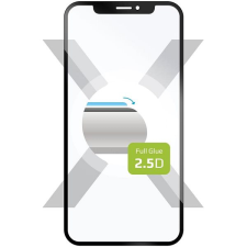 Fixed FullGlue-Cover OPPO Reno12 F üvegfólia - fekete mobiltelefon kellék