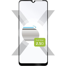 Fixed FullGlue-Cover Samsung Galaxy A12 üvegfólia - fekete mobiltelefon kellék