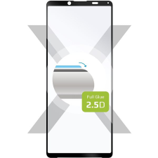 Fixed FullGlue-Cover Sony Xperia 10 III üvegfólia - fekete mobiltelefon kellék
