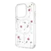 Fixed MagBloom tok Apple iPhone 13 készülékhez, rózsaszín virágmintás FIXBLM-723-PIBL