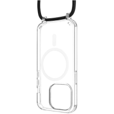 Fixed MagPure Neck Apple iPhone 16 Plus készülékhez, fekete nyakpánttal mobiltelefon kellék