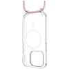 Fixed MagPure Neck Apple iPhone 16 Plus készülékhez, rózsaszín nyakpánttal