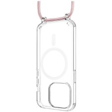 Fixed MagPure Neck Apple iPhone 16 Plus készülékhez, rózsaszín nyakpánttal mobiltelefon kellék