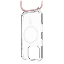 Fixed MagPure Neck s růžovou šňůrkou na krk pro Apple iPhone 16 Pro tok és táska