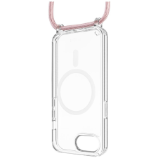 Fixed MagPure Neck s růžovou šňůrkou na krk pro Apple iPhone 16e 5G tok és táska